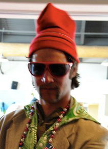 Jordan's biker stache.